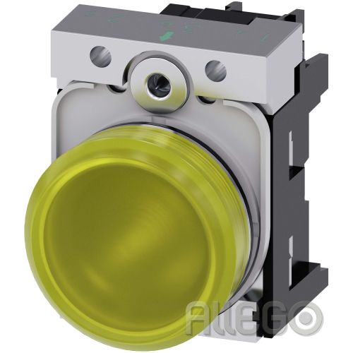 Bild: Siemens IS Leuchtmelder 22mm,rund,gelb,Li 3SU1152-6AA30-1AA0