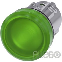 Siemens IS Leuchtmelder 22mm, rund, grün 3SU1051-6AA40-0AA0