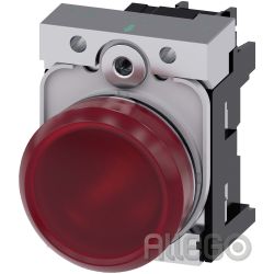 Siemens IS Leuchtmelder 22mm, rund, rot 3SU1152-6AA20-1AA0