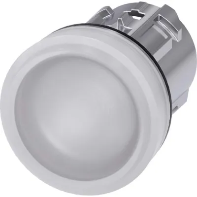 Siemens Leuchtmelder 3SU1051-6AA60-0AA0 | LED Signalleuchte | rund | 22mm | IP68 | Metall | weiß | hohe Linse