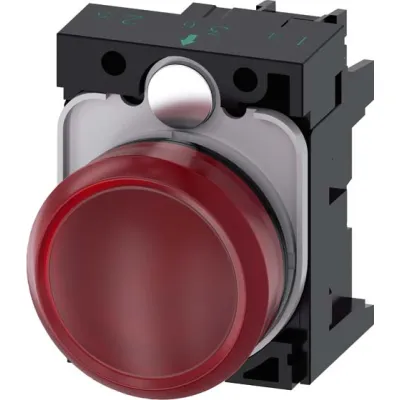 Siemens Leuchtmelder 3SU1102-6AA20-1AA0 | LED | rund | 22mm | rot | IP67K | AC/DC 24V | SIRIUS ACT | für Schalttafeln