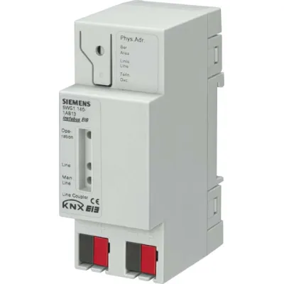 Siemens Linienkoppler 5WG1140-1AB13 KNX REG 2TE | galvanisch getrennt | bis 64 Byte | Repeater-Funktion