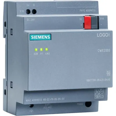 Siemens Kommunikationsmodul LOGO! CMK2000 6BK1700-0BA20-0AA0 | KNX Schnittstelle | 24V DC | 1x Ethernet | für LOGO! 8