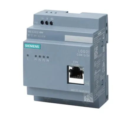 Siemens Switch Modul LOGO! CSM12/24 6GK7177-1MA20-0AA0 | 4x RJ45 10/100 Mbit/s | Hutschiene | unmanaged | IP20 | 12/24V