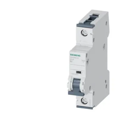 Siemens Leitungsschutzschalter 5SY4102-6 | B-Charakteristik | 2A | 1-polig | 400V | 10kA | Hutschiene | IP20 | AC/DC