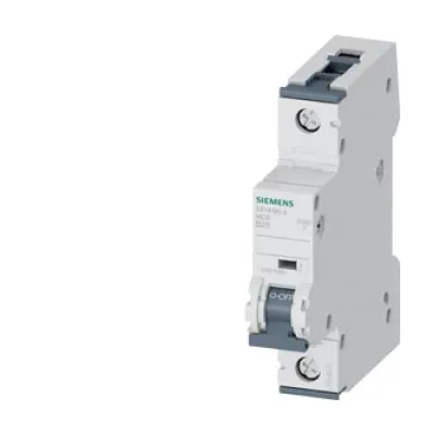 Siemens Leitungsschutzschalter 5SY4120-6 | B-Charakteristik | 1-polig | 20A | 400V | 10kA | 70mm | IP20 | Hutschiene