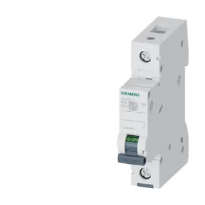 Siemens Leitungsschutzschalter 5SL6105-7 | 1-polig | C-Charakteristik | 0,5A | 400V | 6kA | Hutschiene | IP20 | 1TE