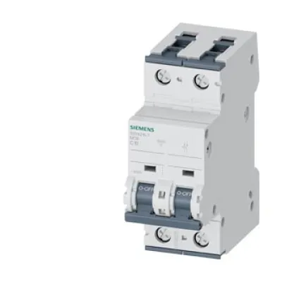 Siemens Leitungsschutzschalter | 5SY4210-7 | 2-polig | C 10A | 400V | 10kA | AC/DC | Wohn- & Industrieanlagen | Schwarz