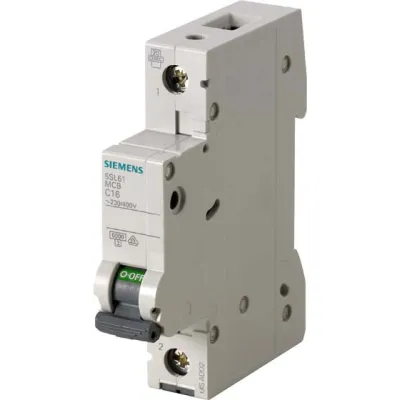 Siemens Leitungsschutzschalter 5SL6113-7 | 1-polig C 13A | 6kA | 230/400V | 1 TE | AC/DC | grau
