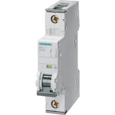 Siemens Leitungsschutzschalter 5SY4120-7 | 1-polig | C20A | 10kA | 230/400V | 70mm | AC/DC | Schwarz
