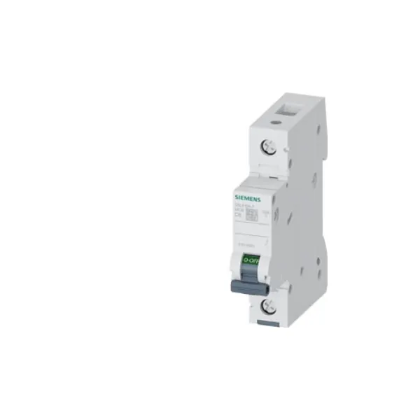 Siemens Leitungsschutzschalter 5SL6106-7 | Sicherungsautomat C 6A 1-polig | 6kA | 230/400V AC/DC | IP20 | grau