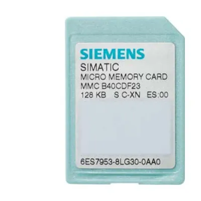 Siemens Micro Memory Card 6ES7953-8LF31-0AA0 | SIMATIC S7 Speicherkarte | 64 kB FLASH EPROM | S7-300/C7/ET 200 | 3,3V