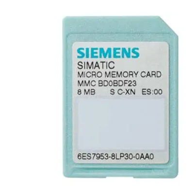 Siemens Micro Memory Card 6ES7953-8LL31-0AA0 | SPS Speicherkarte S7-300/C7/ET 200 | 2 MB Flash | 3,3V