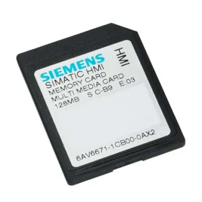 Siemens MMC Card 128MB 6AV6671-1CB00-0AX2 | MultiMedia Karte für OP77B, TP/OP177B/277, C7-635, MP277/377, Mobile Panel