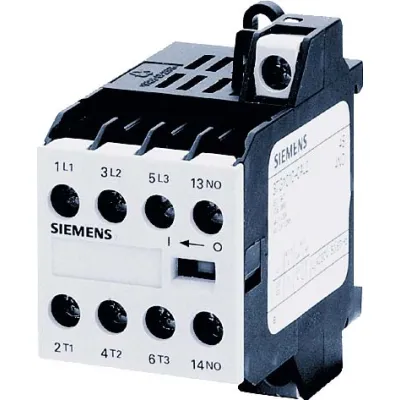 Siemens Motorschütz 3TG1001-0AL2 | Leistungsschütz 4kW 3-polig 230V AC | 8,4A | 3S+1Ö | Schraubanschluss | Hutschiene
