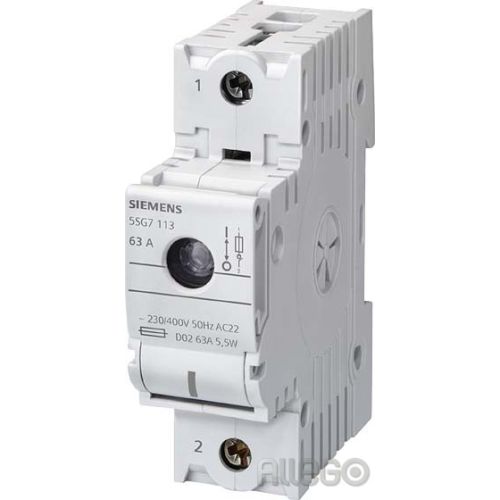 Bild: Siemens IS Neozed-Lasttrennschalter D02,2-pol.,T=70m 5SG7123