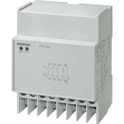 Siemens Not-Aus-Relais | 5TT5200 | 230V AC | 10A | Grundgerät | 3 Sicherheitsausgänge | Tragschienenmontage