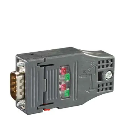 Siemens PROFIBUS Stecker 6GK1500-0FC10 | FC RS485 Plug 180 | 9-polig | Abschlusswiderstand | Kunststoffgehäuse