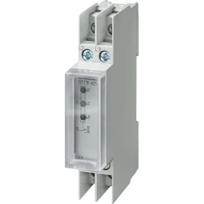 Siemens Phasenwächter 5TT3421 | 3-Phasen Überwachung | AC 230V/400V | Spannungsausfall-Erkennung | 4A | Schraubanschluss