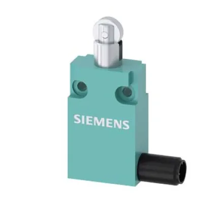 Siemens Positionsschalter 3SE5413-0CD20-1EB1 | Kompakt 30mm | Metallgehäuse IP67 | M12 Stecker | 1S+1Ö+1W | Rollenstößel