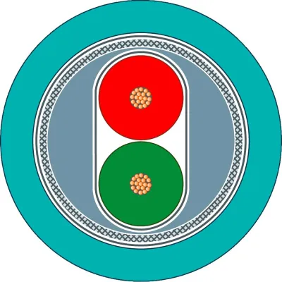 Siemens Profibus-Schleppleitung 6XV1830-3EH10 | 2-adrig geschirmt | PUR | Meterware | Ø 8mm