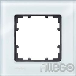 Siemens IS Rahmen 1-fach Delta Miro Glas 5TG1201