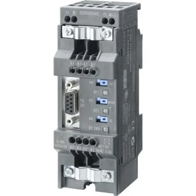 Siemens RS485 Repeater 6ES7972-0AA02-0XA0 | SIMATIC DP Profibus/MPI | 12 Mbit/s | IP20 | DC 24V | bis 31 Teilnehmer