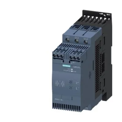 Siemens Sanftstarter 3RW3037-1BB04 SIRIUS | 63A | 30kW/400V | 200-480V AC/DC | Schraubklemmen | kompakte Bauweise | S2