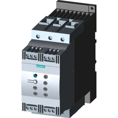 Siemens Sanftstarter 3RW4046-1BB14 | Sirius S3 | 45kW 400V | 80A | 200-480V AC/DC | Motorsoftstarter | Schraubklemmen