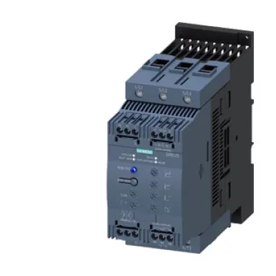 Siemens Sanftstarter 3RW4046-1BB04 | Sirius S3 | 45kW | 400V | 80A | 200-480V | AC/DC 24V | Überlastschutz | IP00