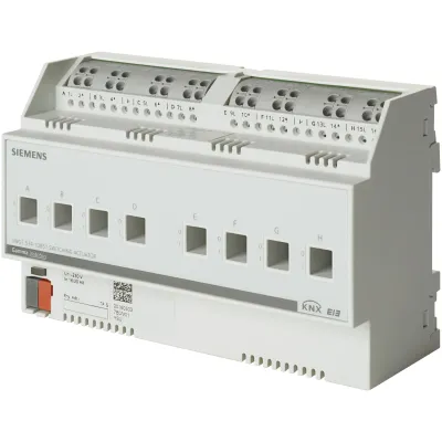 SIEMENS Schaltaktor 5WG1534-1DB51 KNX REG 8-fach | 20A | 3680W | C-Last | 8 Ausgänge | Edelstahl | IP20