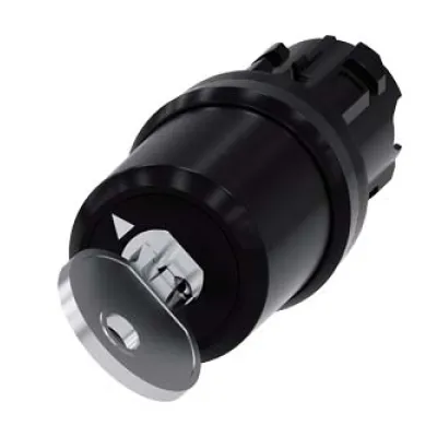 Siemens Schlüsselschalter 3SU1000-5BC01-0AA0 | SIRIUS ACT | 2 Schaltstellungen | 22mm | IP68 | schwarz