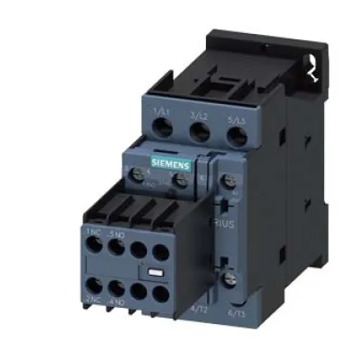 Siemens Leistungsschütz 3RT2027-1AP04 | 15kW | 400V | 3-polig | 32A | 230V AC | 2S+2Ö | Schraubanschluss