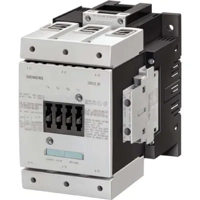 Siemens Leistungsschütz 3RT1054-1AP36 | 55kW 400V AC/DC | 3-polig | 115A | 2 Schließer + 2 Öffner | Schraubanschluss