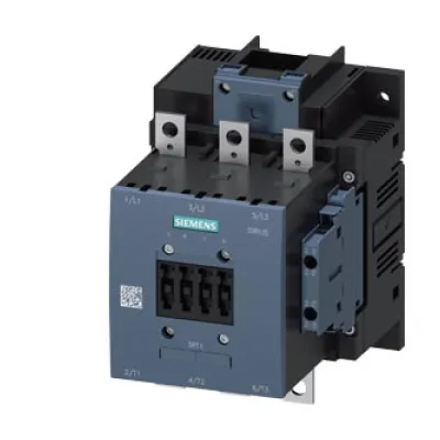 Siemens Leistungsschütz 3RT1055-6AP36 | 75kW | 400V | 3-polig | 150A | 2S+2Ö | AC/DC 220-240V | Hutschiene