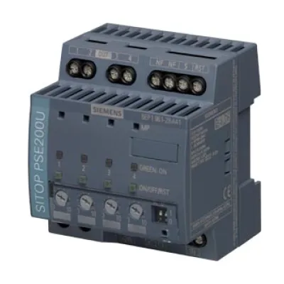 Siemens Selektivitätsmodul SITOP PSE200U 6EP1961-2BA41 | 24V DC | 4-kanalig | 4x10A | einstellbar 3-10A | Statusmeldung