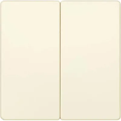 Siemens Wippe 2-fach | Serienschalter Abdeckung | DELTA i-system | 55x55mm | Thermoplast elektroweiß