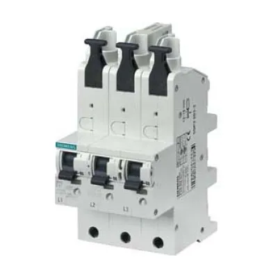 SIEMENS Hauptleitungsschutzschalter | SHU 5SP3863-2 | 3x1-polig | 63A | 400V | selektiv | Auslösecharakteristik E | IP40