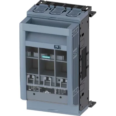 Siemens Sicherungslasttrennschalter 3NP1133-1BC20 | 3-polig NH00 | 160A | 60mm Sammelschiene | IP40 | Messing