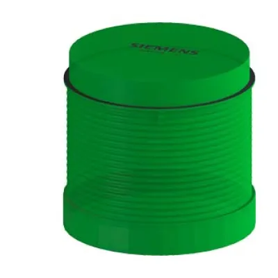 Siemens Signalsäule Dauerlichtelement 8WD4400-1AC | AC/DC 12–230V | Ø70mm | IP65 | BA15d Sockel | grün
