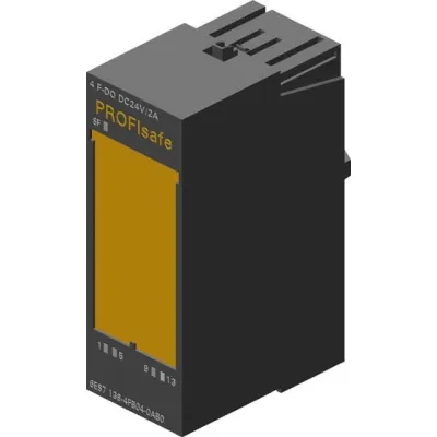 Siemens Elektronikmodul ET 200S 6ES7138-4FB04-0AB0 | 4-fach Digital-Ausgang | PROFIsafe | DC 24V | IP20 | SIL 3