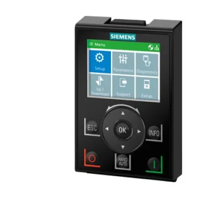 Siemens SINAMICS IOP-2 Bedienpanel | 6SL3255-0AA00-4JA2 | IP55 | für G120, G120C, G120P | mehrsprachig
