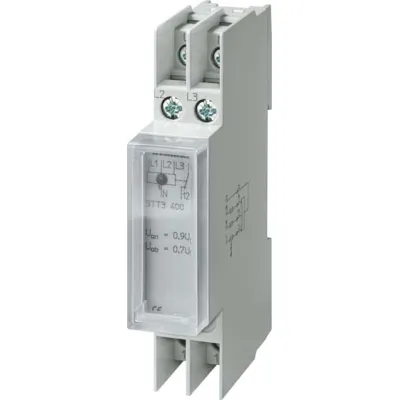 Siemens Spannungsrelais 5TT3401 | 230-400V AC | 3-phasig | Unterspannungsüberwachung | 1 Wechsler | 18mm