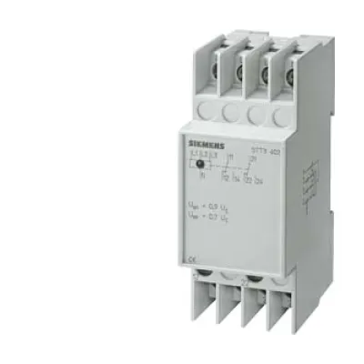 Siemens Spannungsrelais 5TT3403 | 3-Phasen Unterspannungsrelais | AC 230/400V | 2 Wechsler | Schraubanschluss