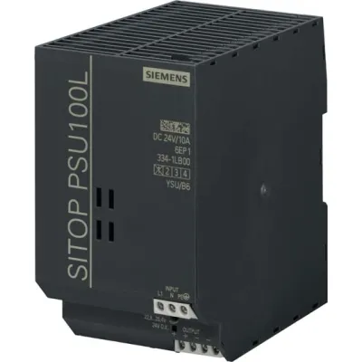 Siemens 6EP1334-1LB00 | SITOP PSU100L | 24V DC 10A | Netzteil | 1-phasig | Hutschiene | 240W | IP20