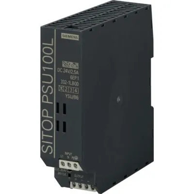 Siemens 6EP1332-1LB00 | SITOP PSU100L | 24V 2,5A | Hutschienen-Netzteil | 1-phasig | 60W | AC120/230V | IP20