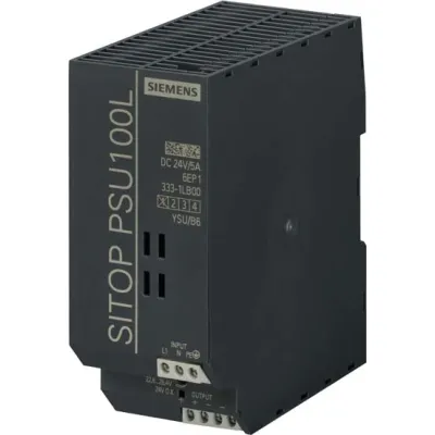 Siemens SITOP PSU100L 6EP1333-1LB00 | 24V DC 5A | Hutschienen-Netzteil 120W | geregelter Ausgang IP20