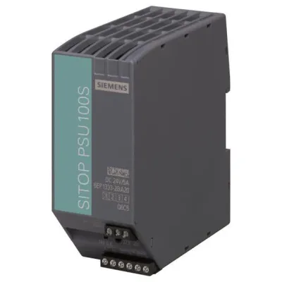 Siemens SITOP PSU100S 6EP1333-2BA20 | Stromversorgung 24V 5A | Hutschiene | 120/230V AC | 144W | IP20