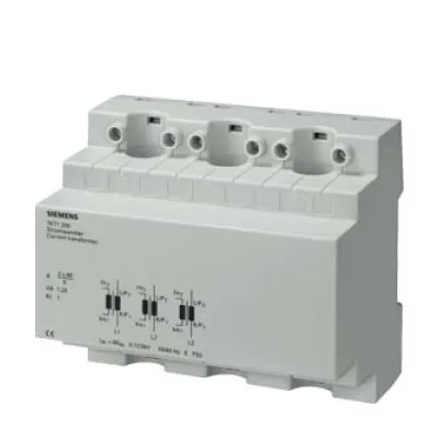 Siemens Durchsteckstromwandler 7KT1201 | 3x100/5A AC | Kl.1 | 2,5 VA | Schraubanschluss | Schnappbefestigung
