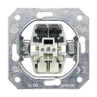 Siemens Tastereinsatz 5TD2116 | Einzeltaster UP | DELTA | 1 Schließer | N-Klemme | 10A 250V | Metall | IP20